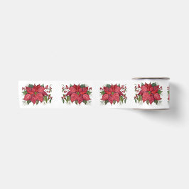 Poinsettia-Schleife Satinband