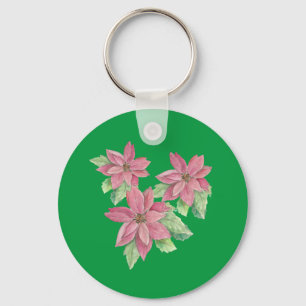 Poinsettia Schlüsselanhänger