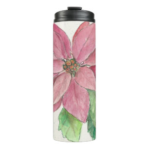 Poinsettia Thermosbecher