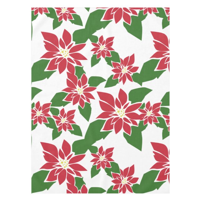 Poinsettia Tischdecke (Vorderseite)