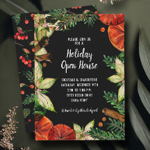 Poinsettia und Orangen Weihnachten