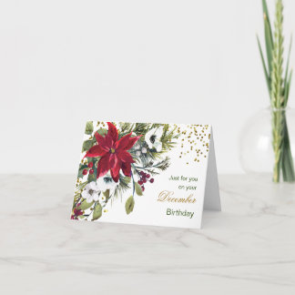 Poinsettia, Weihnachten im Dezember