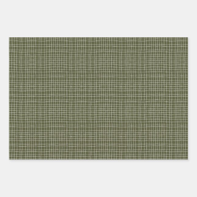 Poinsettia Wrapping Paper Set 3 Blätter (Vorderseite 3)