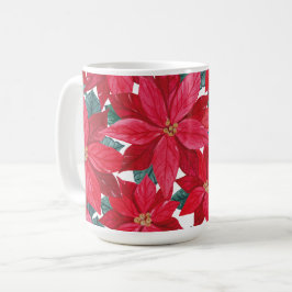 Poinsettias Winter Shelter Kaffeetasse