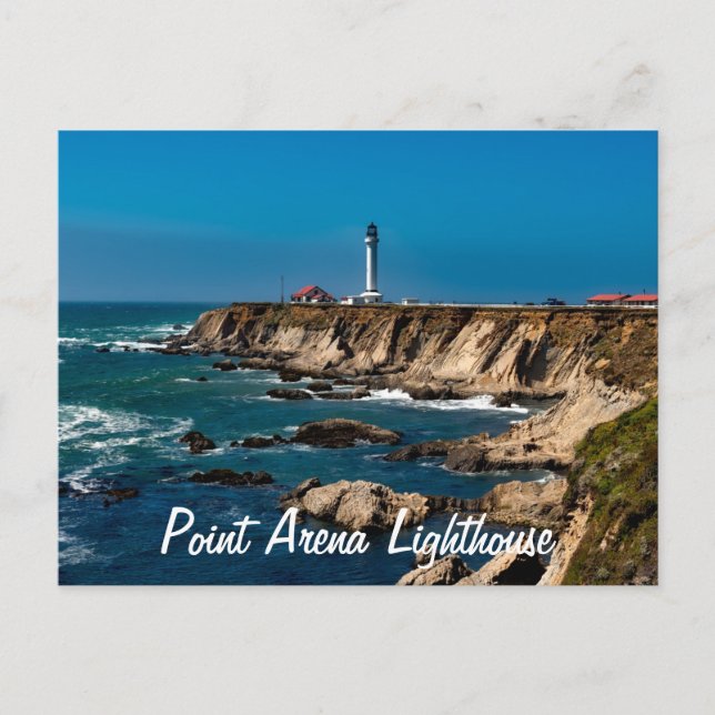 Point Arena Lighthouse Landschaftlich Postkarte (Vorderseite)