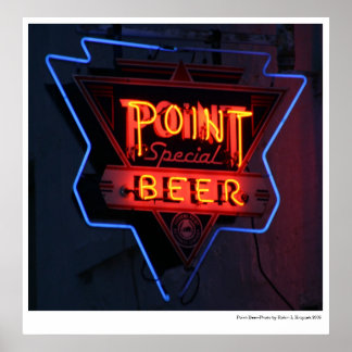 Point Beer Print Poster