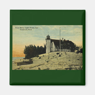Point Betsey Leuchtturm in der Nähe von Frankfort Magnet