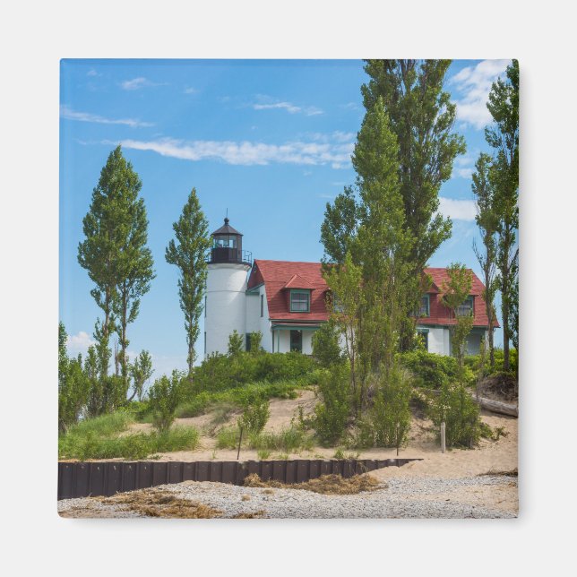 Point Betsie Leuchtturm Magnet (Vorne)