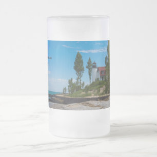 Point Betsie Light Mattierte Tasse