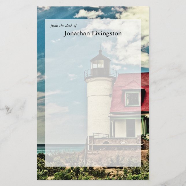 Point Betsie Lighthouse Briefpapier (Vorderseite)
