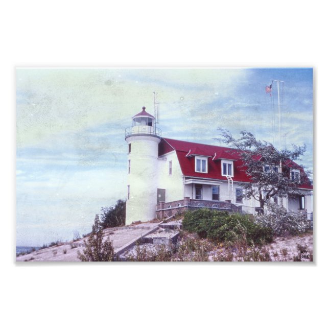 Point Betsie Lighthouse Fotograpic Print Fotodruck (Vorne)