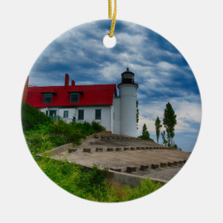 Point Betsie Lighthouse Keramik Ornament