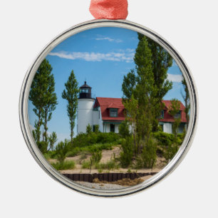 Point Betsie Lighthouse Ornament Aus Metall