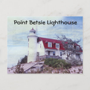 Point Betsie Lighthouse Postcard Postkarte