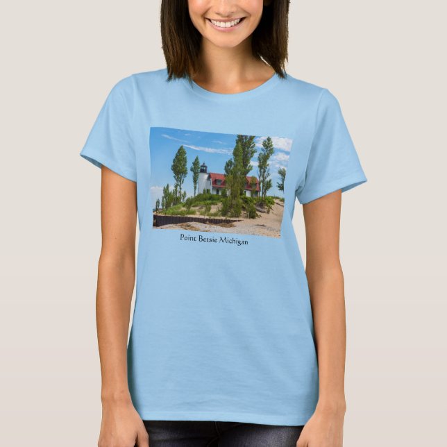 Point Betsie Lighthouse T - Shirt (Vorderseite)