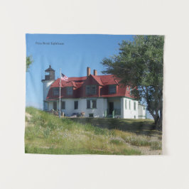 Point Betsie Lighthouse Tapestry Wandteppich