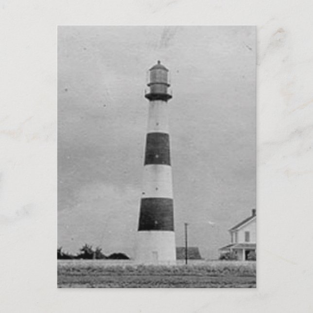 Point Bolivar Lighthouse Postkarte (Vorderseite)