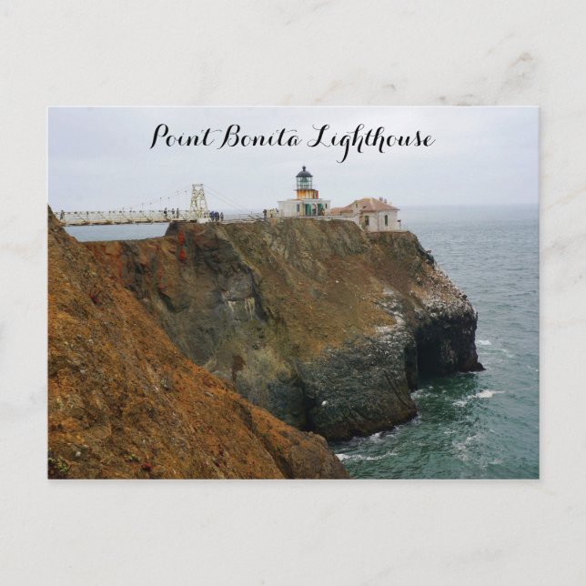 Point Bonita Lighthouse #1-2 Postcard Postkarte (Vorderseite)