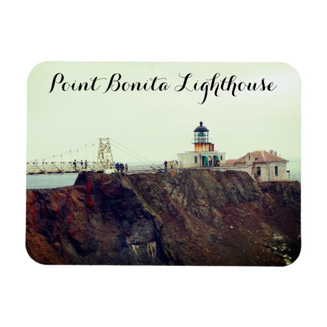 Point Bonita Lighthouse #1-3 Magnet (Horizontal)