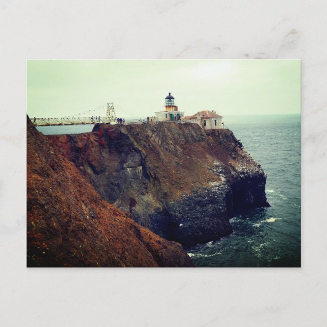 Point Bonita Lighthouse #1 Postcard Postkarte (Vorderseite)