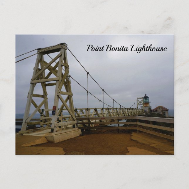 Point Bonita Lighthouse #2-2 Postcard Postkarte (Vorderseite)