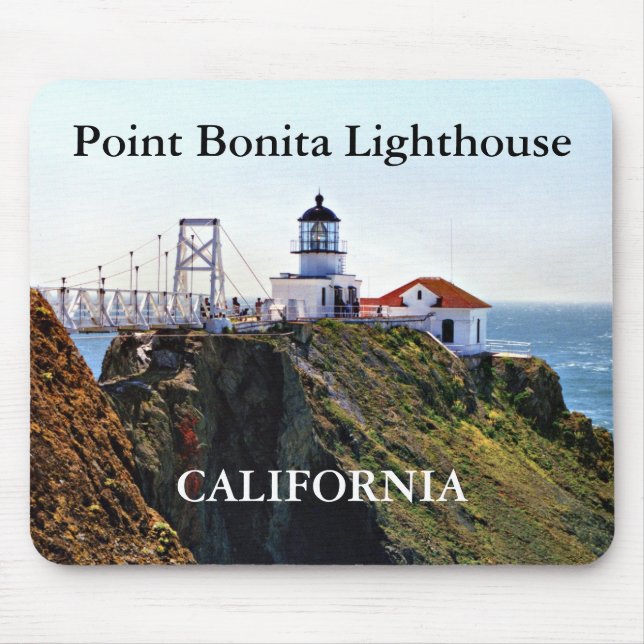 Point Bonita Lighthouse, California Mousepad (Vorne)
