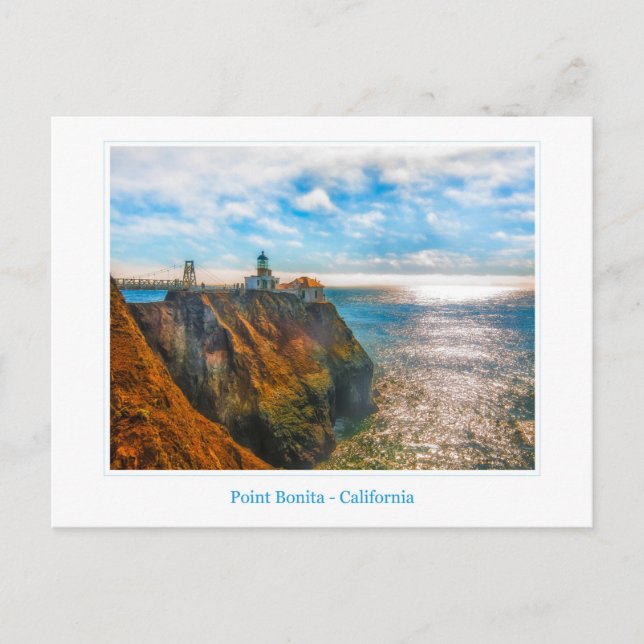 Point Bonita Lighthouse Postcard Postkarte (Vorderseite)