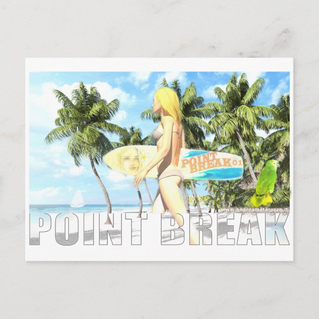 Point Break 01 Postkarte (Vorderseite)