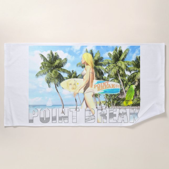 Point Break 01 Strandtuch (Vorderseite)