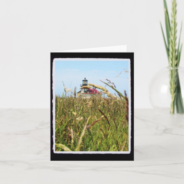 Point Cabrillo Lighthouse Karte (Vorderseite)