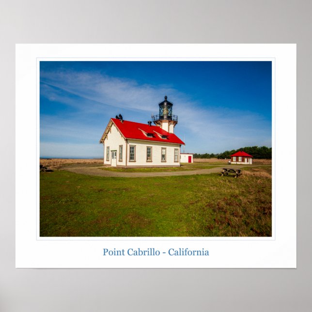 Point Cabrillo Lighthouse Poster (Vorne)