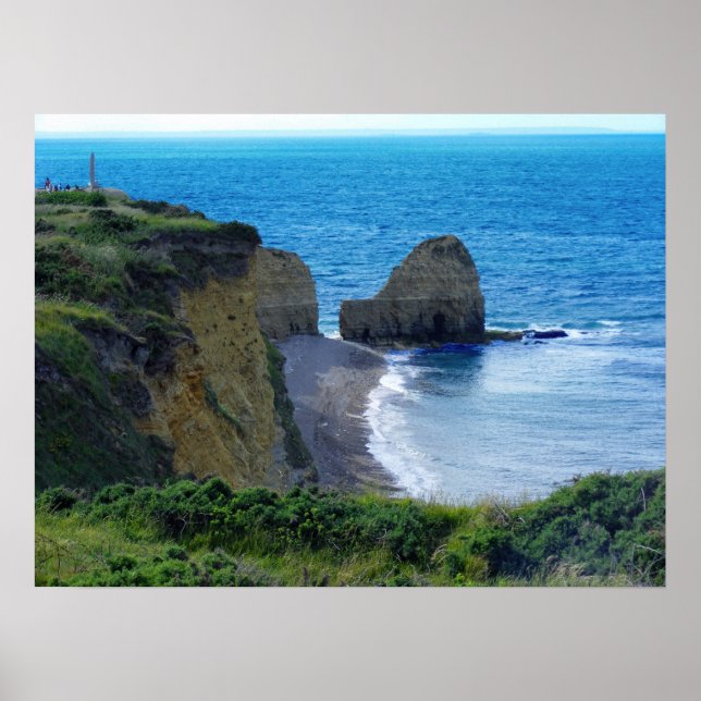 Point Du Hoc Normandy, Frankreich Poster (Vorne)