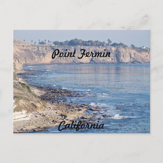 Point Fermin, Kalifornien Postkarte (Vorderseite)