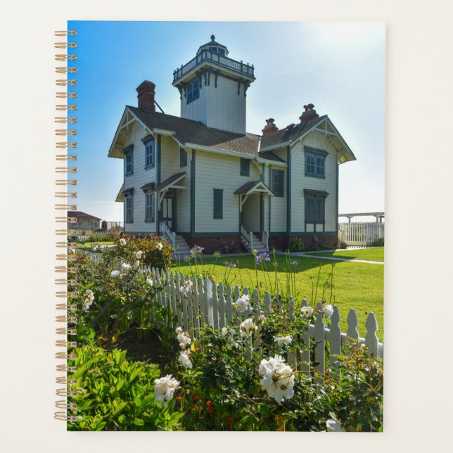 Point Fermin Leuchtturm Coastal Planner Foto Kunst Planer (Vorderseite)