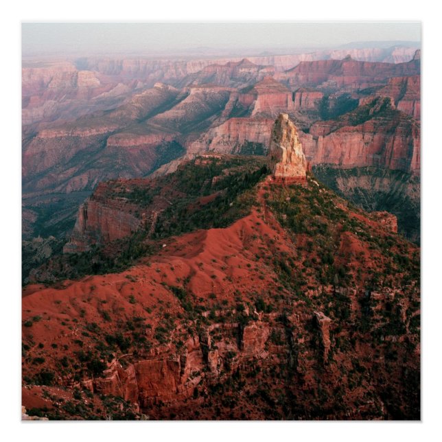 Point Imperial und Mount Hayden bei Sunset Poster (Vorderseite)