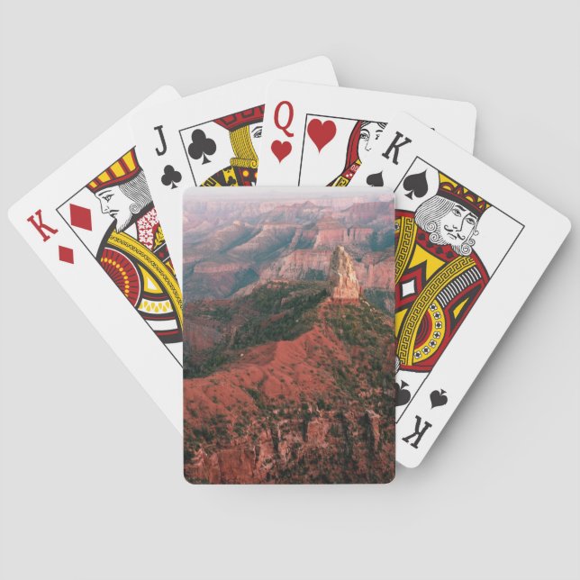Point Imperial und Mount Hayden bei Sunset Spielkarten (Rückseite)
