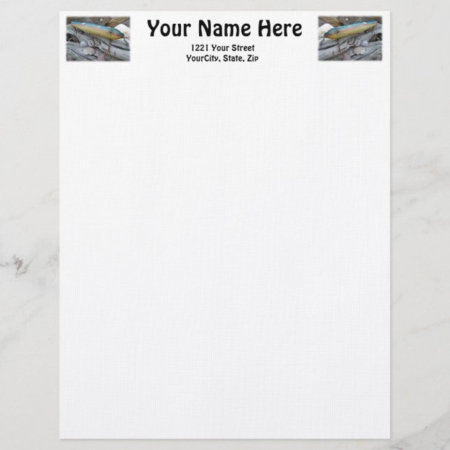 Point Jude Cape Codder Fishing Lure Letterhead Briefbogen (Vorderseite)