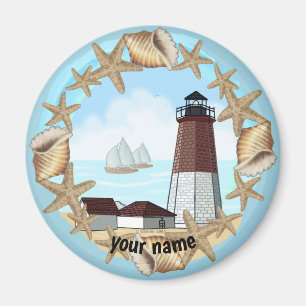 Point Judith Lighthouse-Magnet Magnet