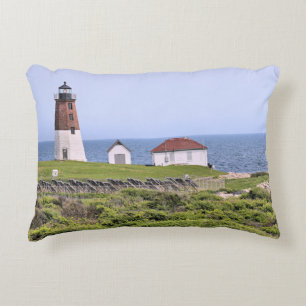 Point Judith Lighthouse Rhode Island Accent Pillow Dekokissen