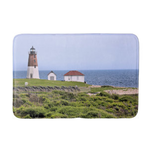 Point Judith Lighthouse, Rhode Island Bath Mat Badematte