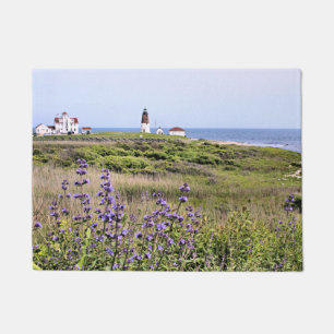 Point Judith Lighthouse, Rhode Island Door Mat Fußmatte