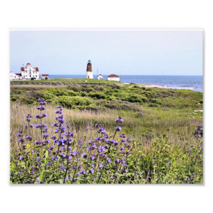 Point Judith Lighthouse, Rhode Island Foto Print