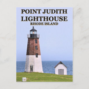Point Judith Lighthouse, Rhode Island Postcard Postkarte