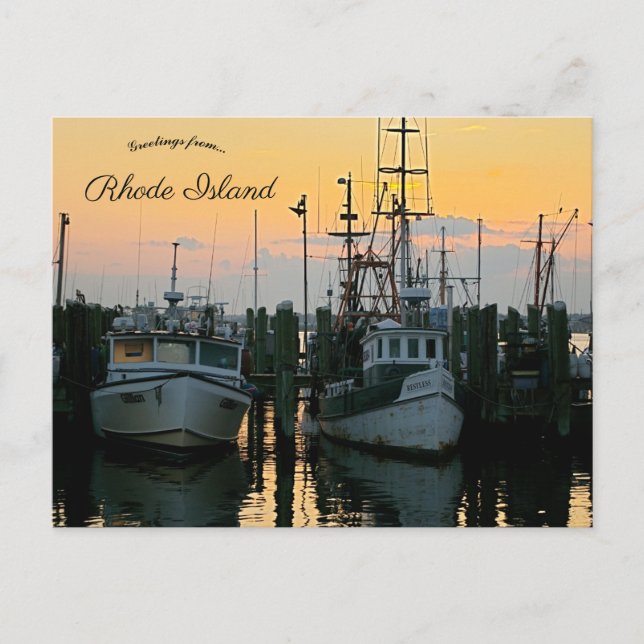 Point Judith Narragansett Bay Rhode Island Postkarte (Vorderseite)