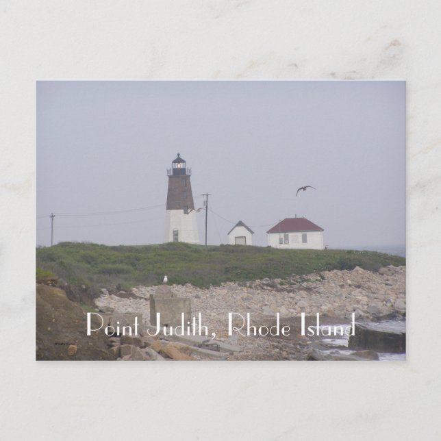 Point Judith, Rhode Island Postkarte (Vorderseite)
