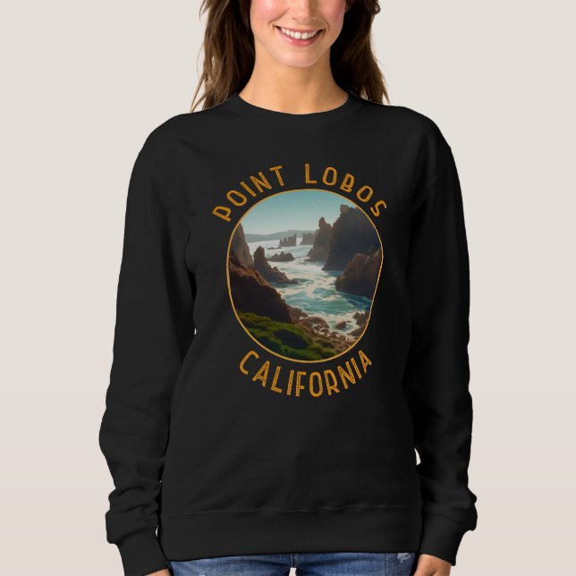 Point Lobos California Störkreis Sweatshirt (Vorderseite)