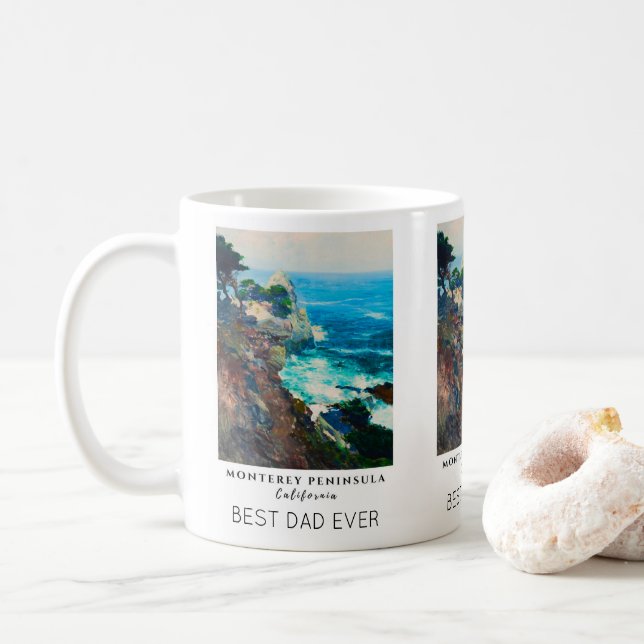 Point Lobos Monterey Halbinsel California Bester V Kaffeetasse (Mit Donut)
