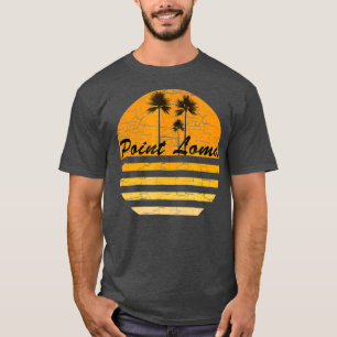 Point Loma CA Vintag Retro 70er Throwback Surf T-Shirt