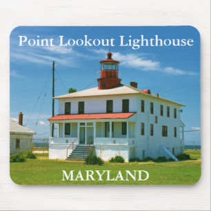Point Lookout Lighthouse, Maryland Mousepad