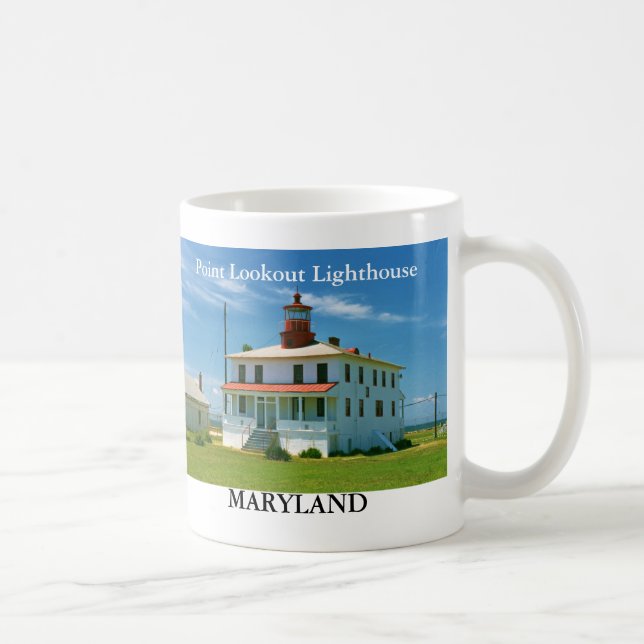 Point Lookout Lighthouse, Maryland Tasse (Rechts)